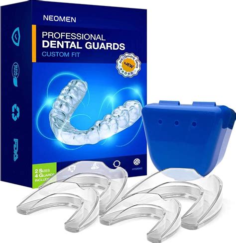 Amazon.com: Neomen Mouth Guards for Grinding Teeth, bite guard for teeth clenching nighttime ...