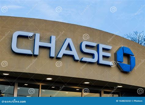 JPMorgan Chase Co Office at Branch Building with Logo Chase Bank Sign ...
