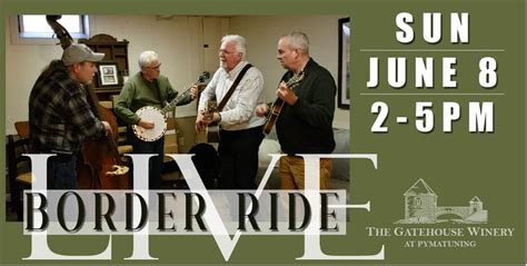 LIVE: BORDER RIDE, Gatehouse Winery, Jamestown, 8 June 2025 | AllEvents