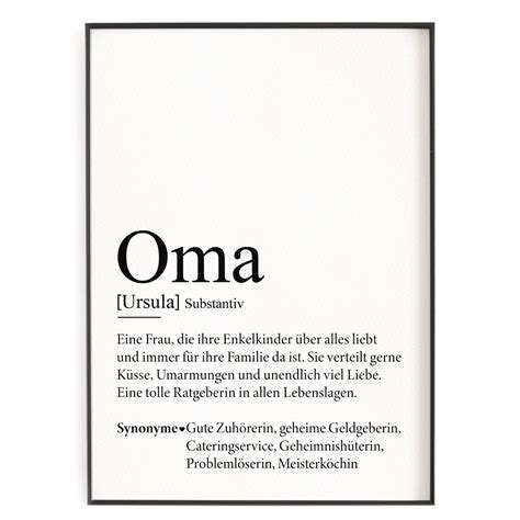 Oma Definition – vonHerzen Shop