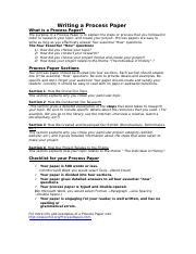 Image result for How to Write a Process Paper