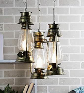 Buy Devansh Cluster Clear Glass Gold Lantern Hanging Lamps Online at ...