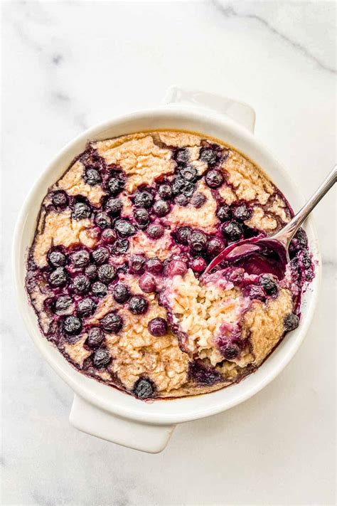 Blueberry Baked Oats Recipe - This Healthy Table