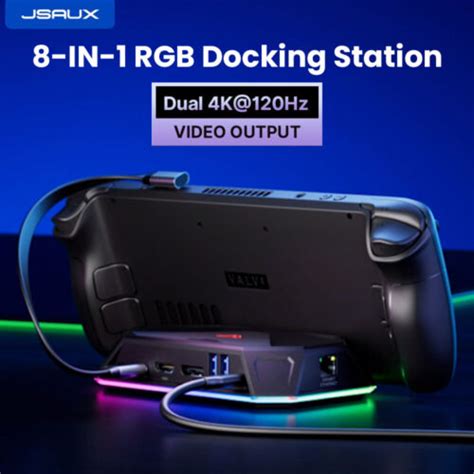 JSAUX RGB Docking Station for Steam Deck HB1201 India | Ubuy