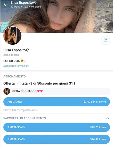 Elisa Esposito insultata per aver aperto un profilo OnlyFans: "Fate passare la voglia"