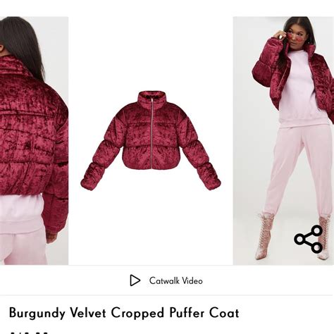 Women's Burgundy Jacket | Depop