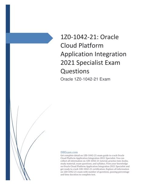 Oracle Certification Izo 1042 21 Answers 的图像结果
