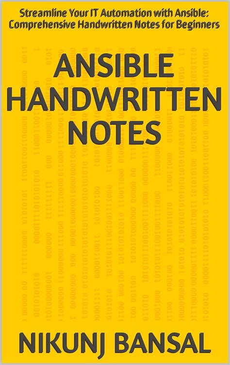 Ansible Handwritten Notes: Streamline Your IT Automation with Ansible ...