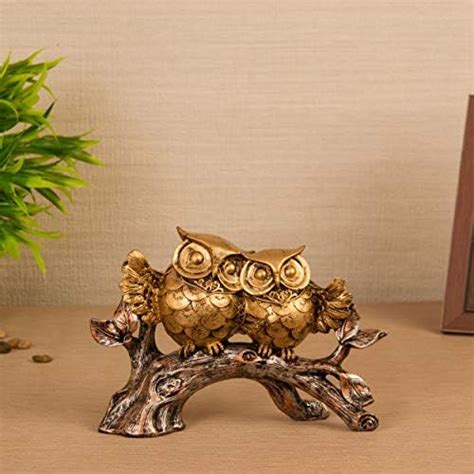 Buy Inara Resin Creation Owl Statue/Idol/Showpiece For Home/Living Room ...