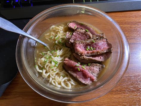 Instant ramen and a $3 strip. Bone apple teeth : r/shittyfoodporn