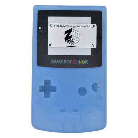 Modified housing shell for IPS LCD screen Game Boy Color - Glow in the dark Blue | ZedLabz