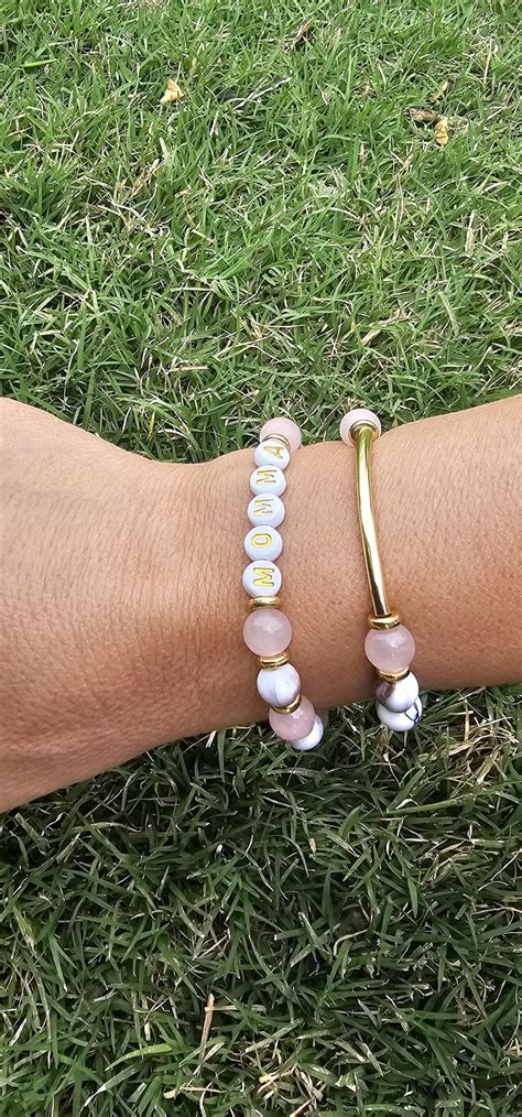 Mother's Day Bracelets, Bead Bracelets, Clay Bracelets, Heishi ...