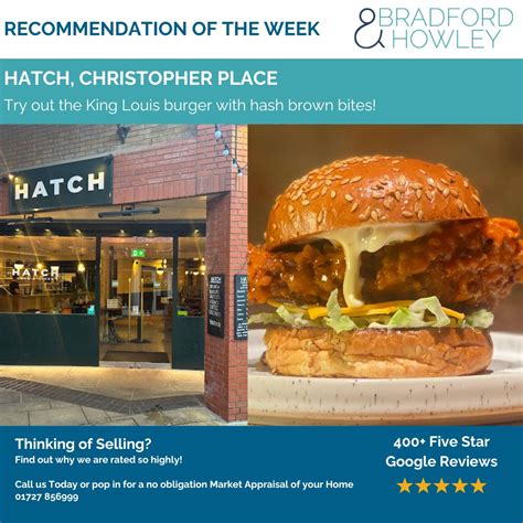 RECOMMENDATION OF THE WEEK: Hatch 🍔 Serving delicious brunch plates and ...