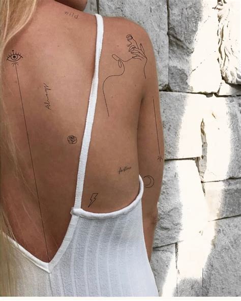 small tattoo above knee