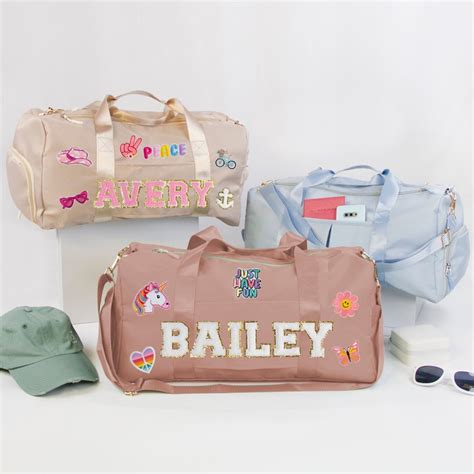 Custom Patch Duffle Bag, Personalized Duffle Bag, Custom Duffle Bags ...