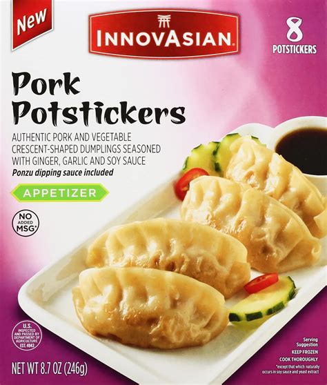 Amazon.com: Innovasian, Frozen Skillet Meals Pork Potstickers with ...