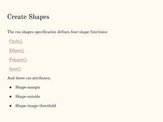 CSS Shapes Examples 的图像结果