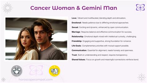 Cancer Woman and Gemini Man Compatibility - Compatibility