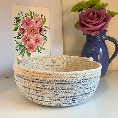 Image result for Small Rectangle Rope Baskets