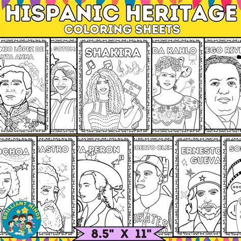 Hispanic Heritage Month Coloring Pages | Hispanic Heritage Month ...
