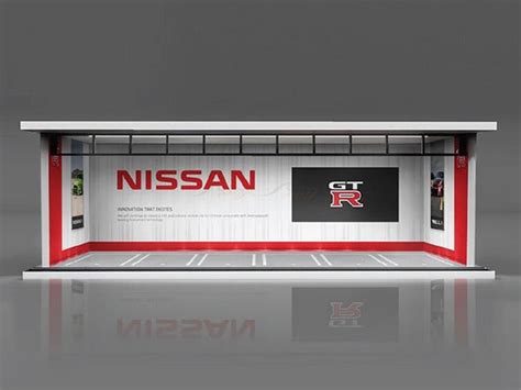 Nissan Parking Diorama 1:64 Moreart scale model diorama | Scale Arts India