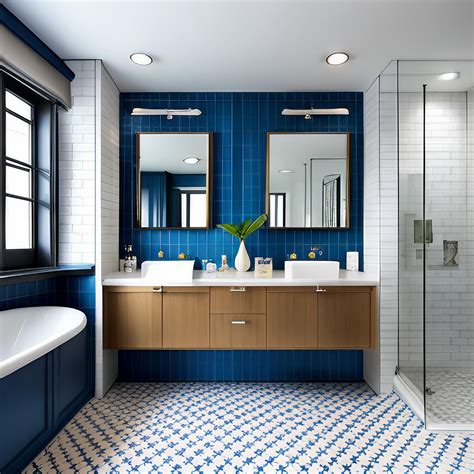 Blue Bathroom Tiles for Modern Elegance & Timeless Style | Beautiful Homes