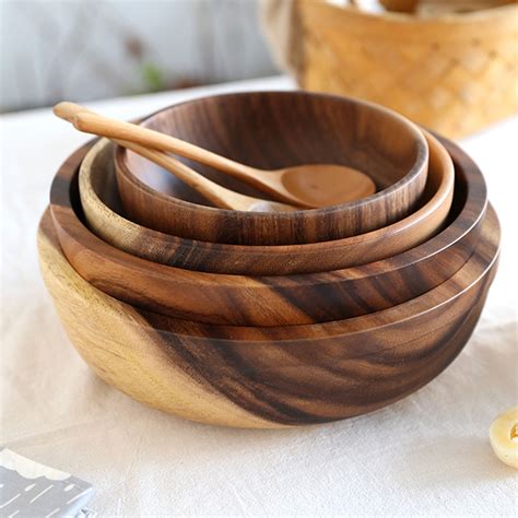 Large Wooden Salad Bowl