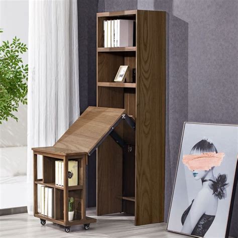 Wardrobe with Study Table Design 的图像结果