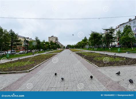 Architecture of Magada, Russian Federation Editorial Photography ...