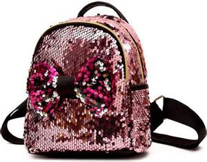 CRAFTIFY Small 15 L Backpack Womens Girls Sequins Mini Small Backpack ...