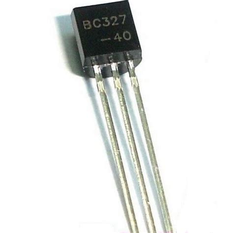 BC327 PNP General Purpose Amplifier Transistor 45V 800mA TO-92 Package ...