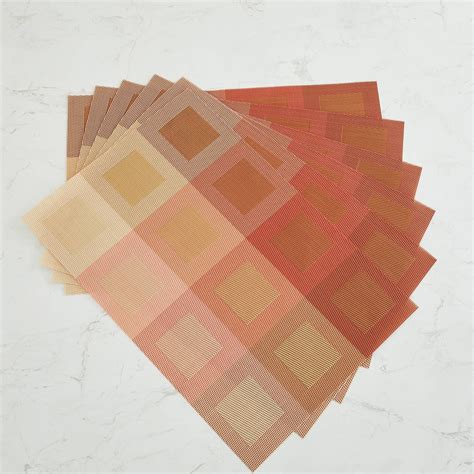 Buy Eden Set of 6 PVC Tile Placemats from Home Centre at just INR 1699.0