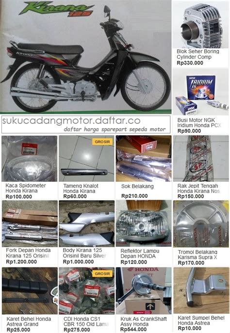 Katalog Sparepart Honda Cengkareng – mojamigo