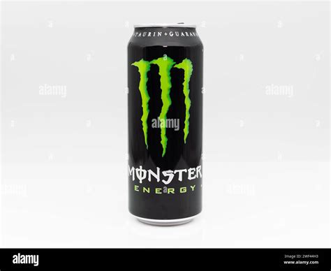 Monster Energy Drink with the Original flavor. The beverage can is ...