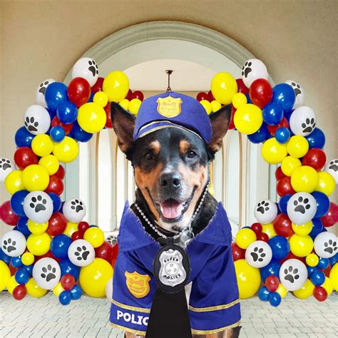 Buy STK Paw Print Balloon Garland Kit Compatible for Skye Paw Patrol ...