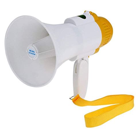 Buy WOOKRAYS Professional Handhold Megaphone Bullhorn Speaker ...