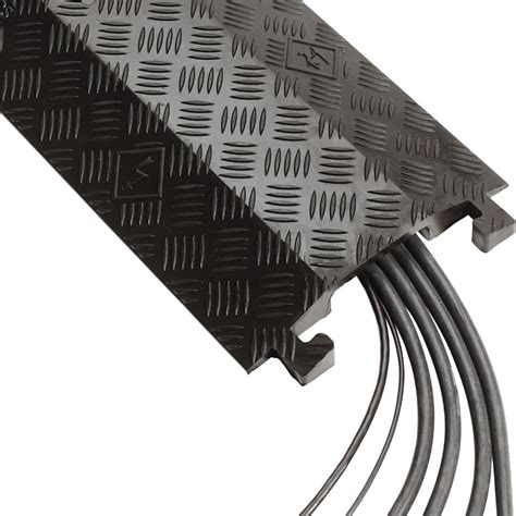 Fastlane FL1X4-B Polyurethane 1 Channel Drop Over Cable Protectors with ...