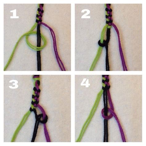 easy 3 string bracelet patterns