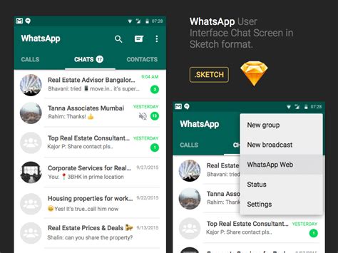Image result for Whatsapp Chat Screen Design