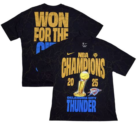 How to Buy Oklahoma City Thunder 2025 NBA Championship Merchandise: OKC ...