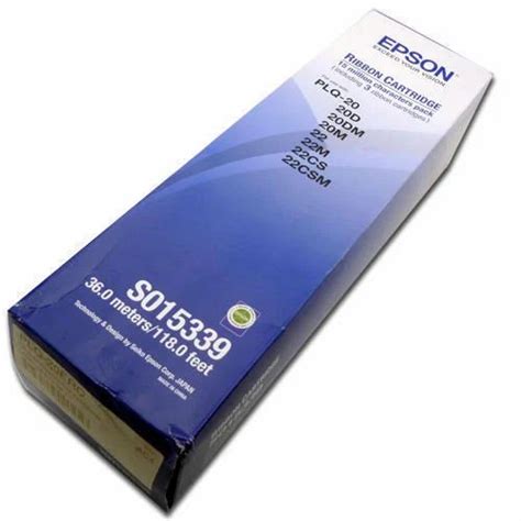 EPSON RIBBON CARTRIDGE - Epson Plq 20 Ribbon Cartridge Wholesale Trader ...