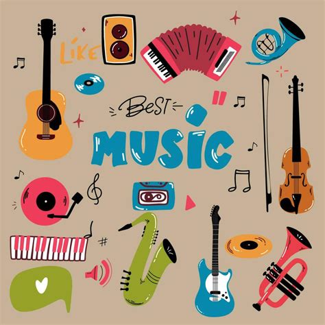 Image result for Musical Instruments Names Cartoon