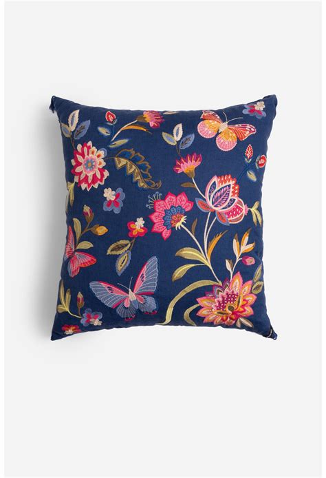 Buy GRACEY LINEN EMBROIDERED PILLOW | Johnny Was