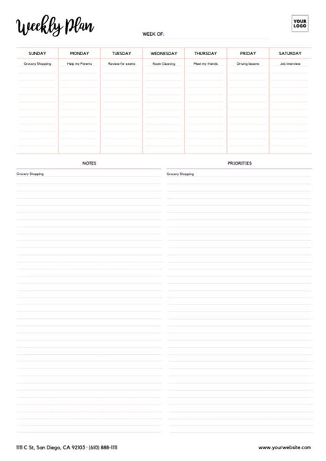 Week Plan 的图像结果