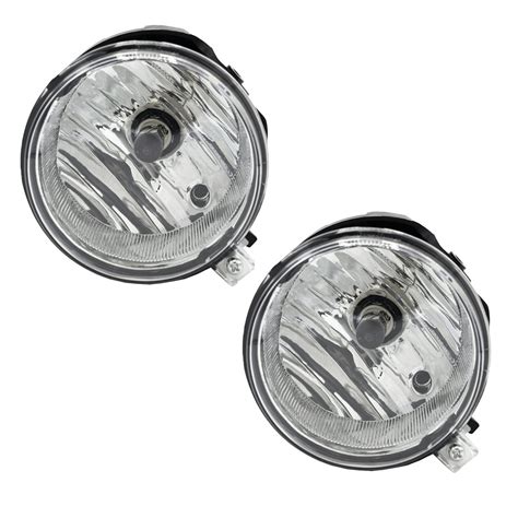 Buy YLT AUTO Front Bumper Running Fog Light Replacement Kit Clear Lens ...