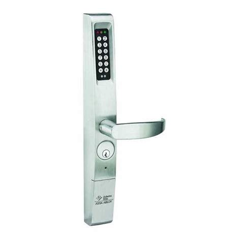 Adams Rite Electronic Lock, Satin Chrome, 12 Button 3090-01-626 | Zoro
