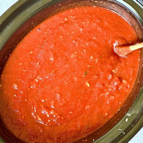 Slow Cooker Spaghetti Sauce – Tasty Oven