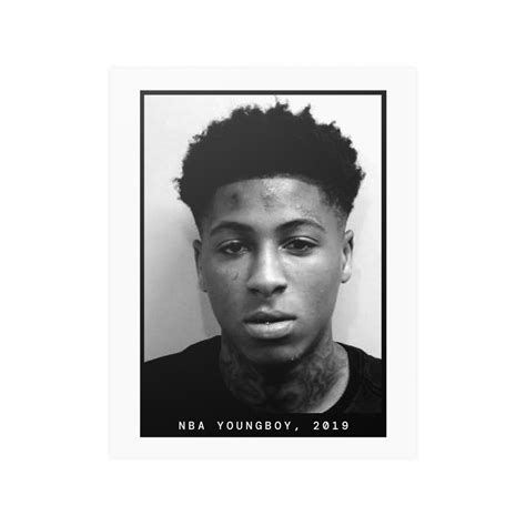 NBA Youngboy, 2019 Rapper Mugshot Poster - Vendor Company