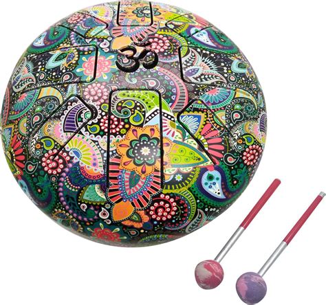 India Meets India 10 Inch OM Tongue Drum Tank Drum Steel Percussion ...