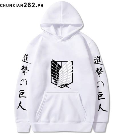 Japanese Anime Attack on Titan Hoodie Jacket Women Men Attack on Titans ...